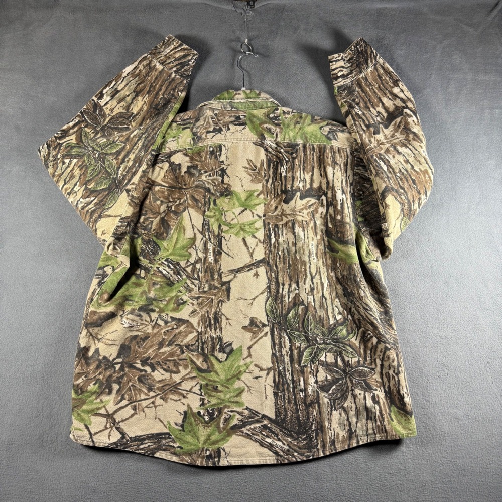 Vintage Five Brother Realtree Camo Shirt XL Button Up Hunting USA - Picture 4 of 7